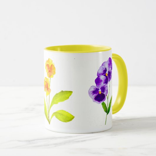 'The Pansy Party' op een Combo-Mok (II) Mok (Voorkant rechts)