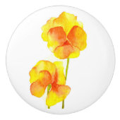 'The Pansy Party' op een keramische knop (IV) (Voorkant)