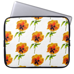 'The Pansy Party' op een laptophoes (II) Laptop Sleeve