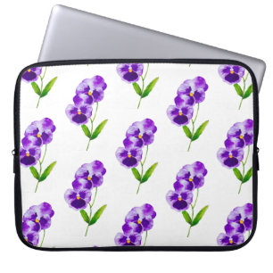'The Pansy Party' op een laptophoes (III) Laptop Sleeve