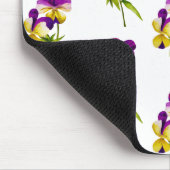 'The Pansy Party' op een Mousepad (I) Muismat (Hoek)