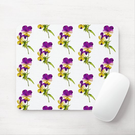 'The Pansy Party' op een Mousepad (I) Muismat (Met muis)