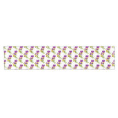'The Pansy Party' op een Table Runner Korte Tafelloper (Horizontaal)