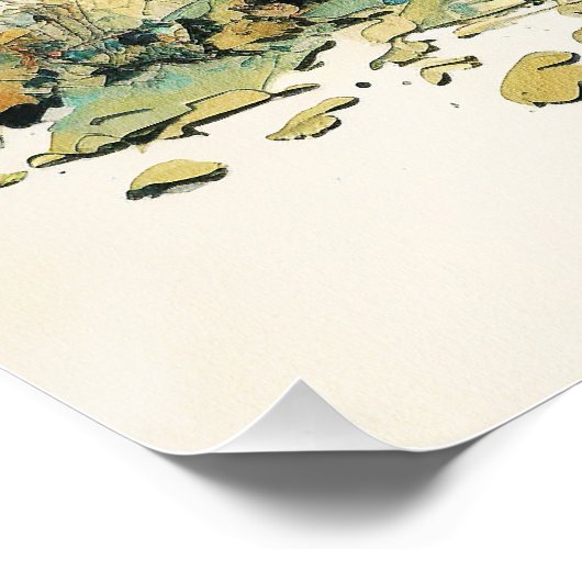 The Papillon Dog - Composition 001 Perfect Poster (Hoek)