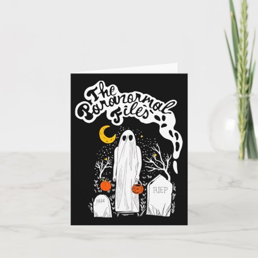 The Paranormal Files Kerkhof Geest Kaart (Voorkant)