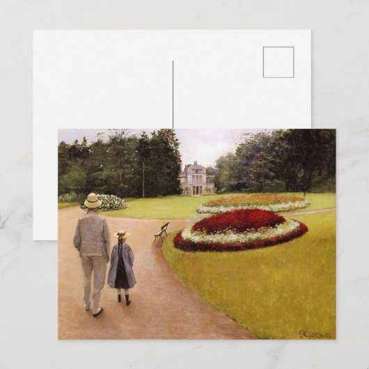 The Park of Caillebotte Property, Briefkaart (Voorkant / Achterkant)