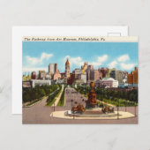 The Parkway, Philadelphia, Pennsylvania Briefkaart (Voorkant / Achterkant)