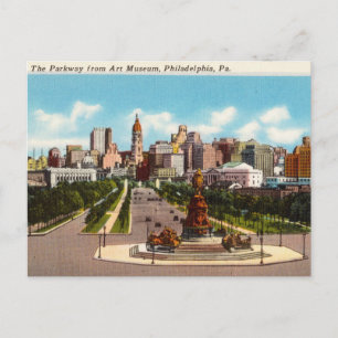 The Parkway, Philadelphia, Pennsylvania Briefkaart