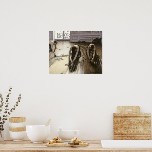 The Parquet Planers, 1875 Poster (Keuken)