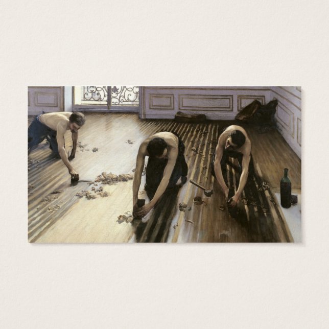 The Parquet Planers, 1875 Visitekaartje (Achterkant)