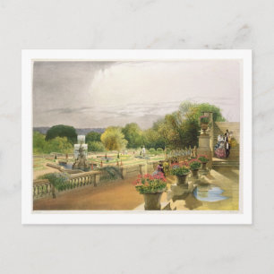 The Parterre, Harewood House near Leeds, pub by T Briefkaart