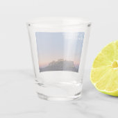 The Parthenon Athens Greece Sunset Souvenir Shot Glas (Achterkant)