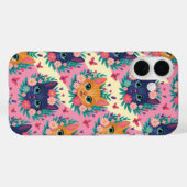 The Pastel Whiskers & Wildflowers Case-Mate iPhone Case (Achterkant (horizontaal))