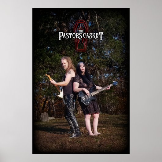 The Pastor's Casket graveyard poster (Voorkant)