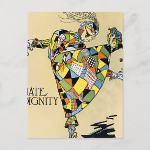 “The Patchwork Girl haat waardigheid” door John R Briefkaart
