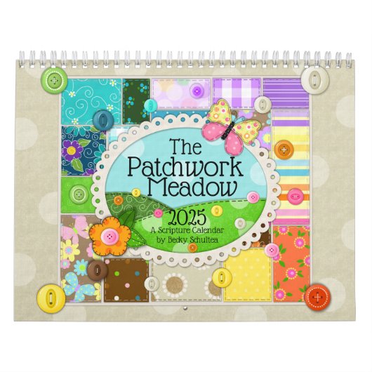 "The Patchwork Meadow" 2025 Schriftkalender Kalender (Hoes)