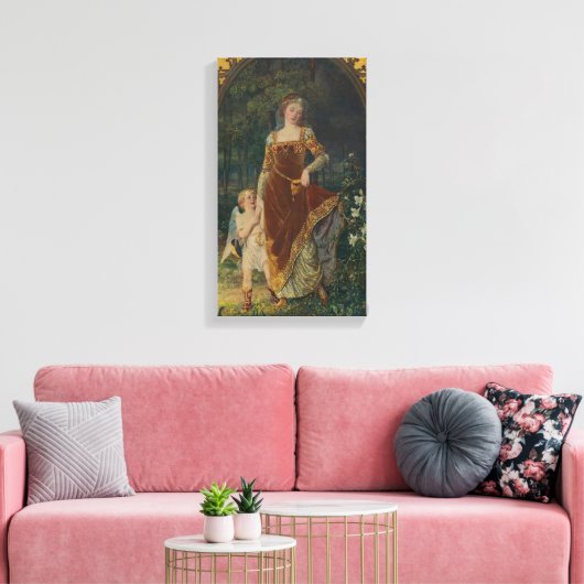 The path of true love never did run smooth canvas afdruk (Insitu (Woonkamer))