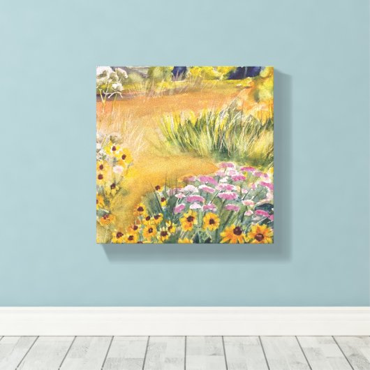 The Pathway by Ev Wesson Canvas Afdruk (Insitu (Houten vloer))