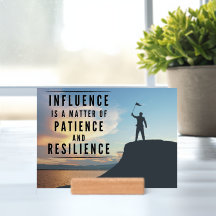 The Patience of Influence - Inspirerend Print &