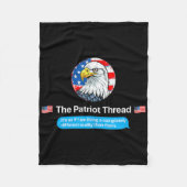 The Patriot Thread Living A Completely Different R Fleece Deken (Voorkant)