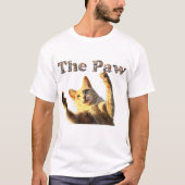 "The Paw – Playful Cat Lover Art Print" T-shirt (Voorkant)