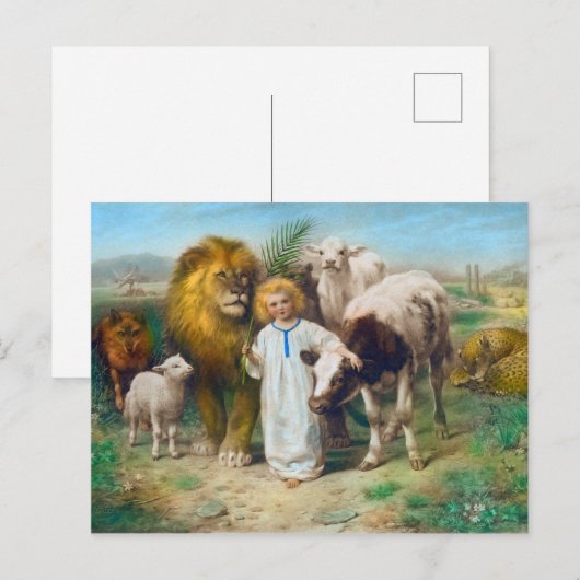 The Peace, 1896, door William Strutt Briefkaart (Voorkant / Achterkant)