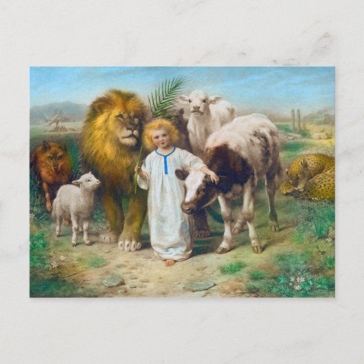 The Peace, 1896, door William Strutt Briefkaart (Voorkant)