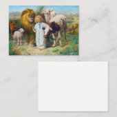 The Peace, 1896, door William Strutt Notitiekaartje (Voorkant / Achterkant)