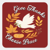 'The Peace Collection'-Sticker Vierkante Sticker (Voorkant)