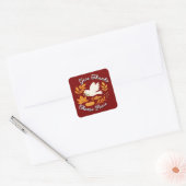 'The Peace Collection'-Sticker Vierkante Sticker (Envelop)