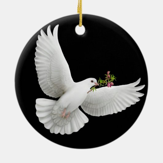 The Peace Dove Ornament (Achterkant)