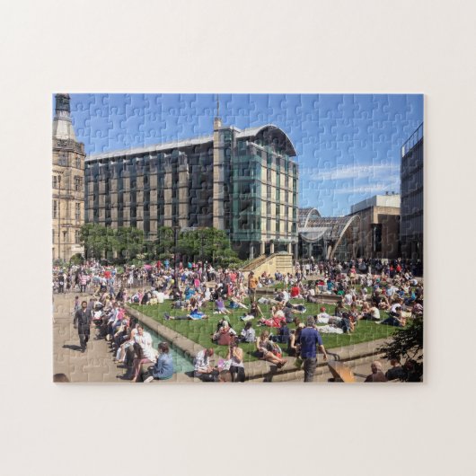 The Peace Gardens, Sheffield Legpuzzel (Horizontaal)