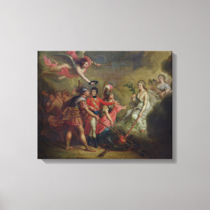 The Peace of Amiens, 25 maart 1802 Canvas Afdruk