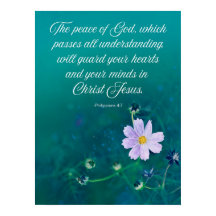 The Peace of God – Philippians 4:7 Bible Verse Art