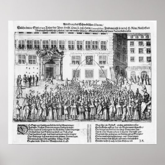 The Peace of Neurenberg, 25 september 1649 Poster (Voorkant)