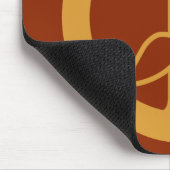 The Peace Stache custom mousepad Muismat (Hoek)