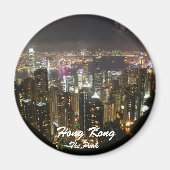 The Peak, Hong Kong Night Scenery Magnet (Voorkant)