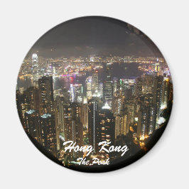 The Peak, Hong Kong Night Scenery Magnet