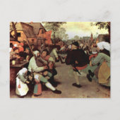 The Peasant Dance - 1568 Briefkaart (Voorkant)