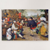 The Peasant Dance, Pieter Bruegel Legpuzzel (Horizontaal)