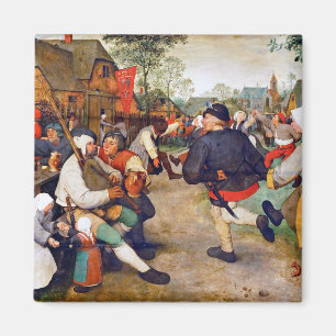 The Peasant Dance, Pieter Bruegel Magneet