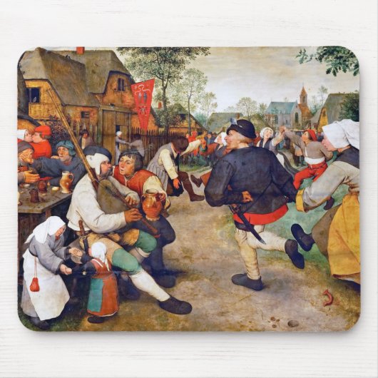 The Peasant Dance, Pieter Bruegel Muismat (Voorkant)