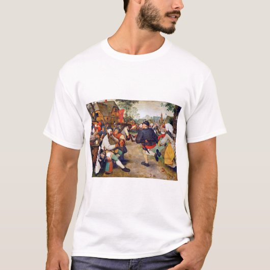 The Peasant Dance, Pieter Bruegel T-shirt (Voorkant)