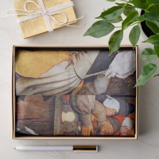 The Peasant Dance, Pieter Bruegel Tissuepapier (Geschenk)