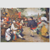 The Peasant Dance, Pieter Bruegel Tissuepapier (Voorkant)