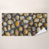 The pebble stone floors, background texturesabstra badhanddoek (Badhanddoek)