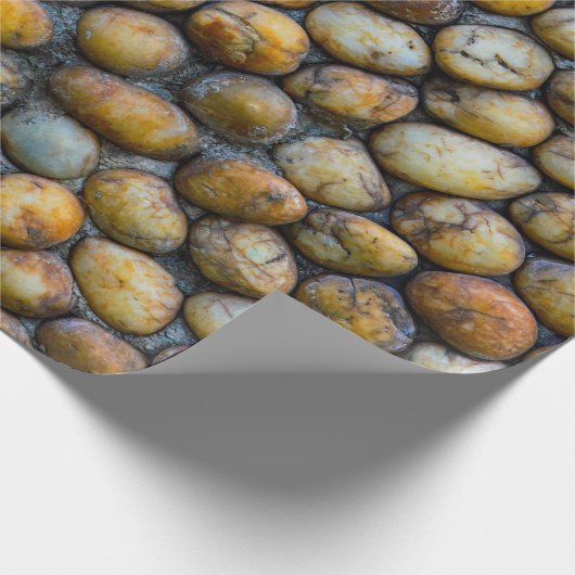 The pebble stone floors, background texturesabstra cadeaupapier (Hoek)