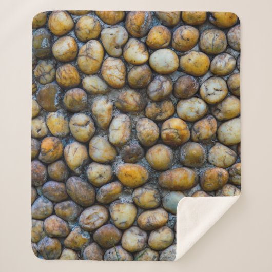 The pebble stone floors, background texturesabstra sherpa deken (Voorkant)