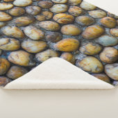 The pebble stone floors, background texturesabstra sherpa deken (3/4)