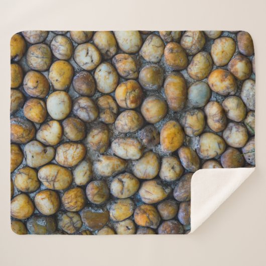 The pebble stone floors, background texturesabstra sherpa deken (Voorkant (horizontaal))